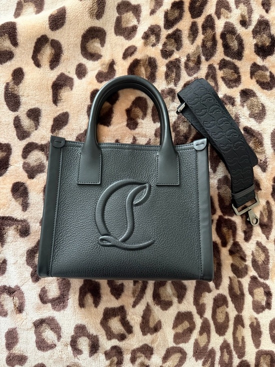 Christian Louboutin Handbags - Brand new Christian Louboutin Black Leather mini tote style: by my side